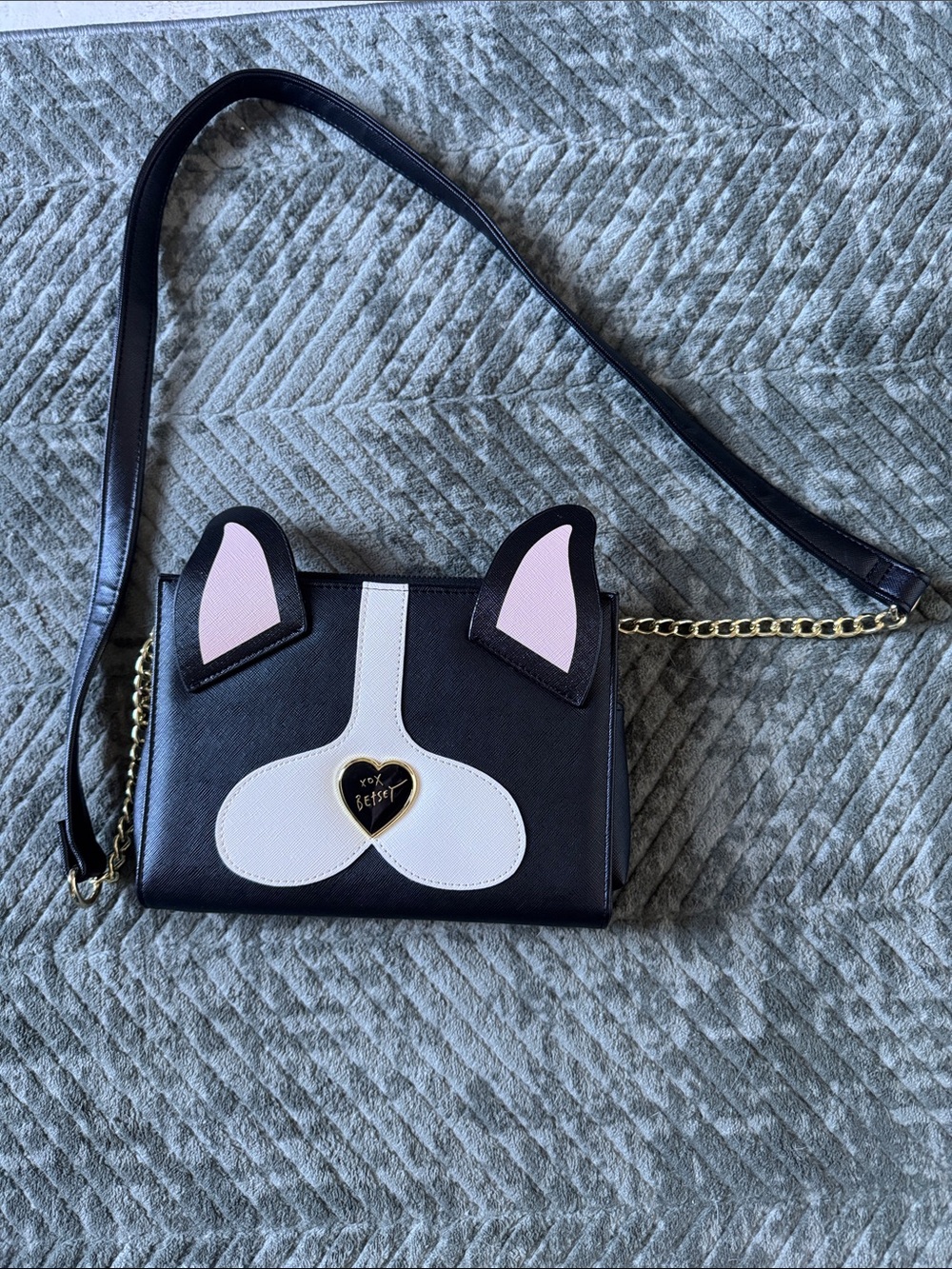 Betsy Johnson Dog Purse